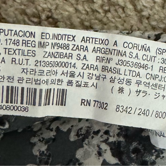 Zara Trafaluc Floral Jogger Pants M | Y2K Silky Lounge Elastic Waist - Picture 14 of 14